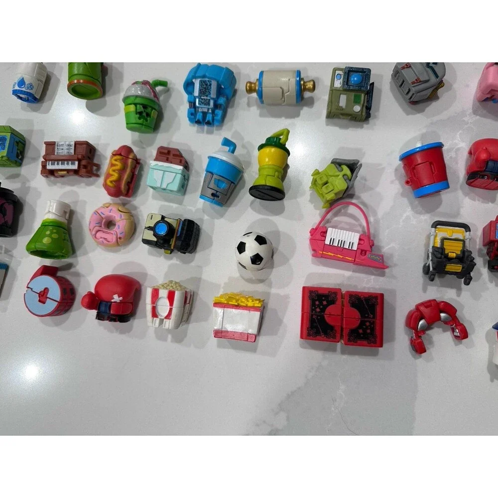 Transformers BotBots Lot 77 Figures Retired Rare Gold Chase Mostly Unique Toys